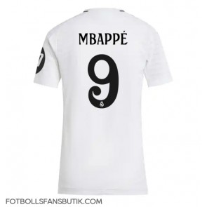 Real Madrid Kylian Mbappe #9 Replika Hemmatröja Damer 2024-25 Kortärmad